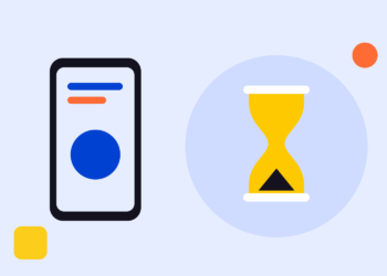 Illustratie van een Galaxy-telefoon met een schermtijdoverzicht