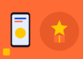 Illustratie van een smartphone als symbool voor telefoonverslaving