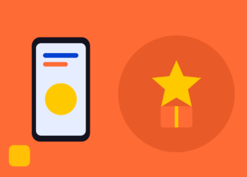 Illustratie van een smartphone als symbool voor telefoonverslaving